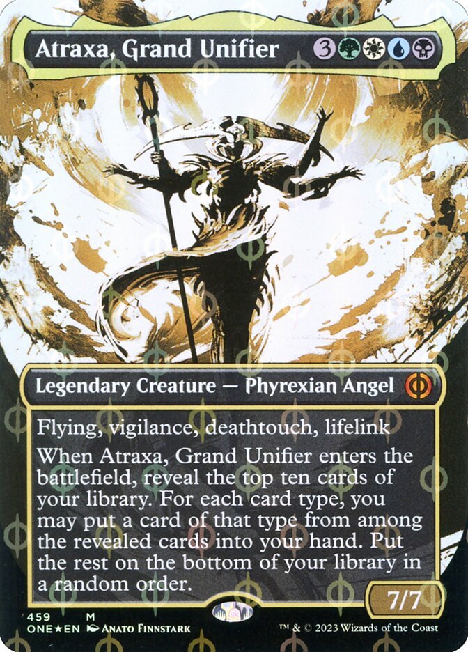 Atraxa, Grand Unifier (Showcase) (Step-and-Compleat Foil)