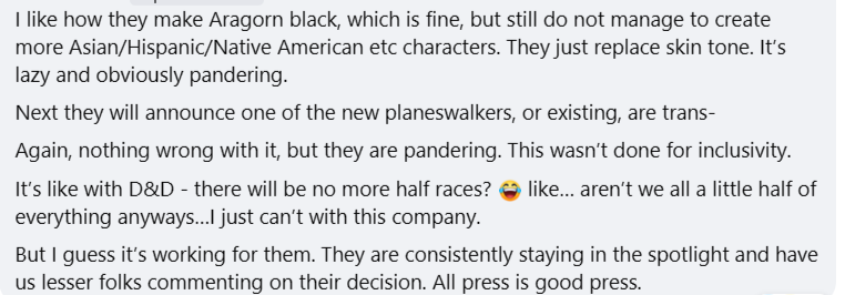facebook comment on WOTC being diverse.png
