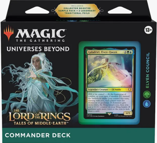 the lord of the ring commander deck "elven council"