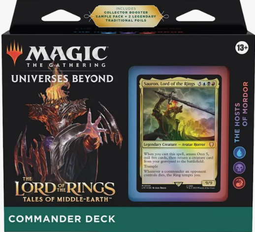 the lord of the rings commander deck "the hosts of mordor"