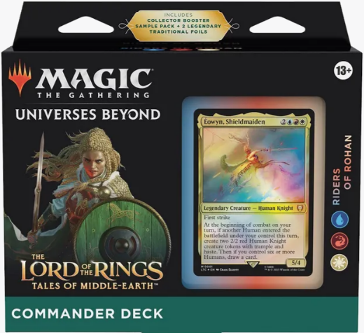 the lord of the rings commander deck "riders of rohan"
