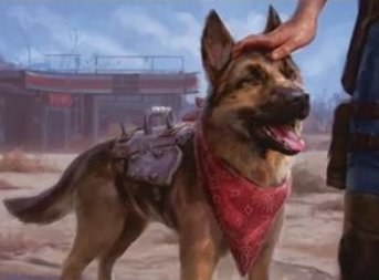 MTG Fallout Leak - Dogmeat, Ever Loyal Spoiled