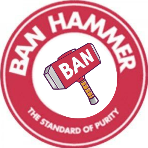 ban hammer  stock image
