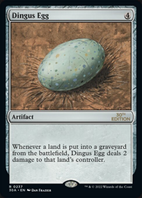 MTG Combo: Armageddon + Dingus Egg —