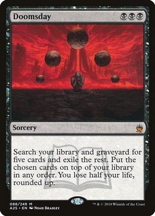 MTG Magic the Gathering Masterpiece: Invocations Foil Doomsday