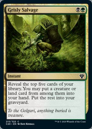 cards used in legacy dredge