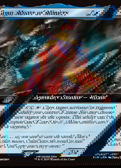 Gogo, Master of Mimicry