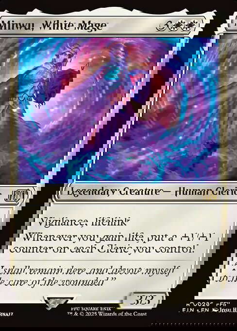 Minwu, White Mage