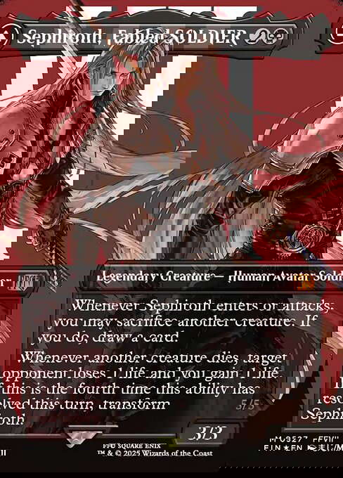 Sephiroth, Fabled SOLDIER