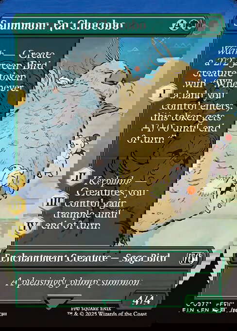 Summon: Fat Chocobo