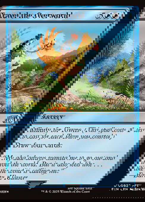Travel the Overworld