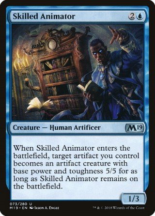Artificer's Assistant X4 Dominaria MTG Blue Common NM 