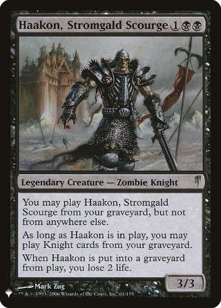 Haakon, Stromgald Scourge