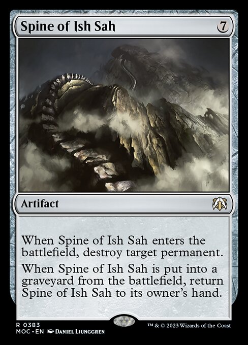 Spine of Ish Sah (Mirrodin Besieged) - Gatherer - Magic: The Gathering