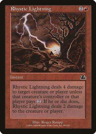 Rhystic Lightning