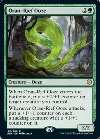 Oran-Rief Ooze FOIL Zendikar Rising NM Green Rare MAGIC GATHERING CARD ABUGames 