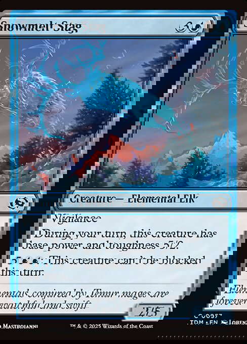 Snowmelt Stag