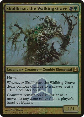 Skullbriar the Walking Grave Commander PLD Black Green Rare CARD ABUGames
