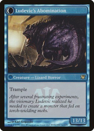 Magic the Gather FOIL-Ludevic's Test Subject-Innistrad 