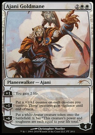 Details about   SEALED Ajani Goldmane White Planeswalkers 30 Card Deck Magic The Gathering