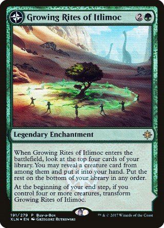 ITLIMOC CHINESE GROWING RITES OF ITLIMOC CRADLE OF THE SUN Ixalan XLN MTG