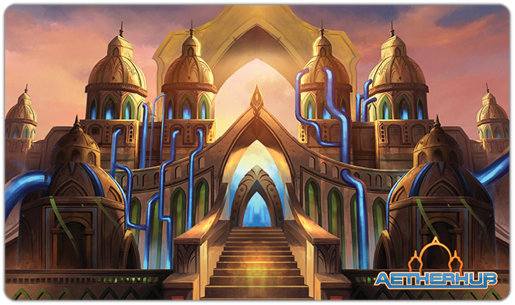 AetherHub Playmat Small Logo